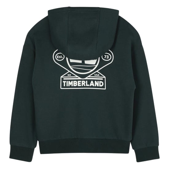 Timberland Jongens Fleece Outdoor Full Zip Hoodie (Donkergroen) - Image 2
