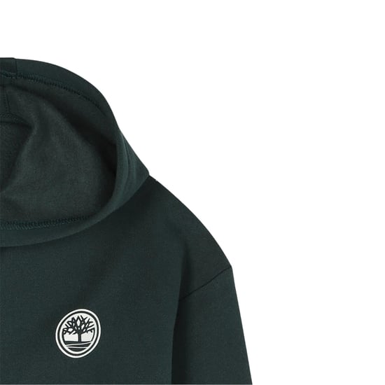 Timberland Jongens Fleece Outdoor Full Zip Hoodie (Donkergroen) - Image 3
