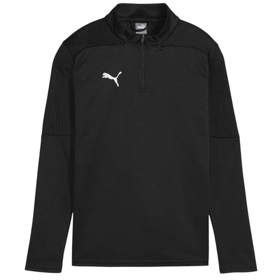 Puma Fleece-trainingsjack met kwartrits voor kinderen (Poema Zwart) - Image 1