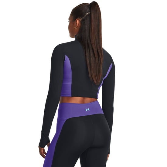 Under Armour Project Rock kort sportjack voor dames (Paars/Zwart) - Image 3
