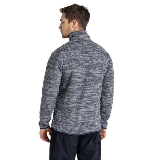 Craghoppers Finnian fleece-shirt met lange mouwen voor heren (Blauwe marinemarlijn) - Image 3
