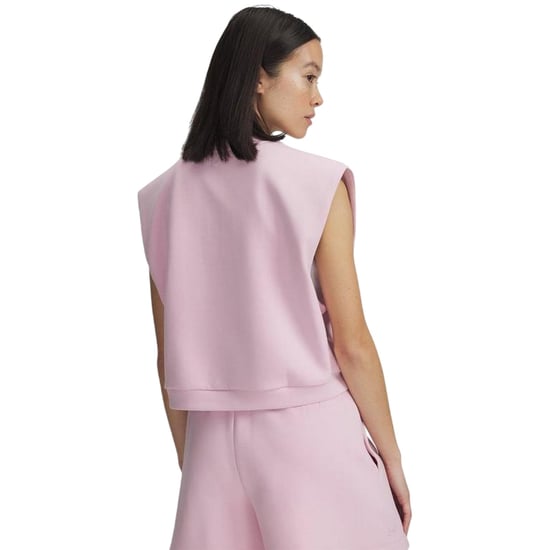 Under Armour Dames Unstoppable fleece mouwloze trui (Roze) - Image 2
