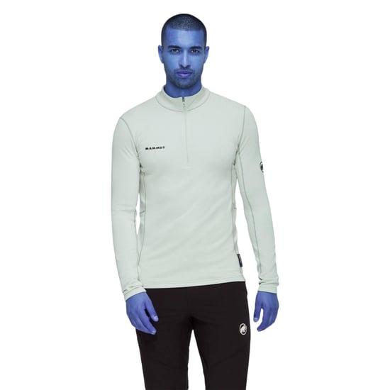 Mammut Mens Aener Quarter Zip Slim Fleece (Silver Sage) - Image 1