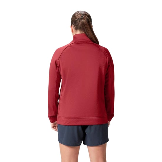 Canterbury Womens/Ladies 2025 British & Irish Lions Quarter Zip Rugby Fleece Top (Red Dahlia) - Image 2