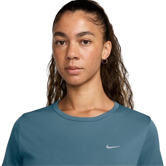 Nike Swoosh Dri-FIT-shirt voor dames (Smokey Blue) - Image 3
