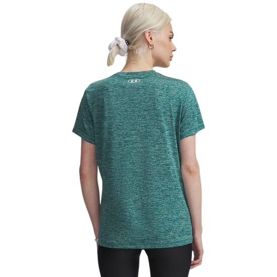 Under Armour Twist T-shirt met korte mouwen voor dames (Groen) - Image 3