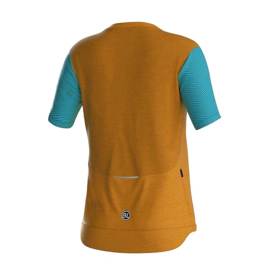 Bicycle Line Womens/Ladies Colour Block Cycling Jersey (Mustard) - Image 2