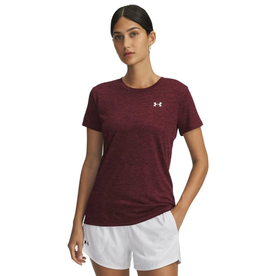 Under Armour Twist T-shirt met korte mouwen voor dames (Donker kastanjebruin) - Image 3