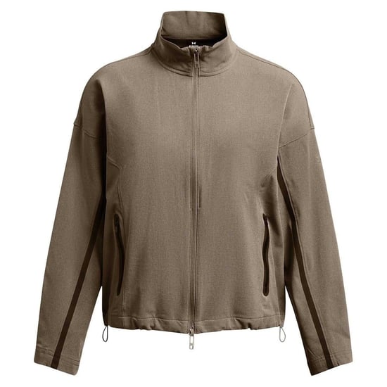 Under Armour Womens/Ladies Unstoppable Ventilated Athletic Tracksuit Top (Brown) - Image 2
