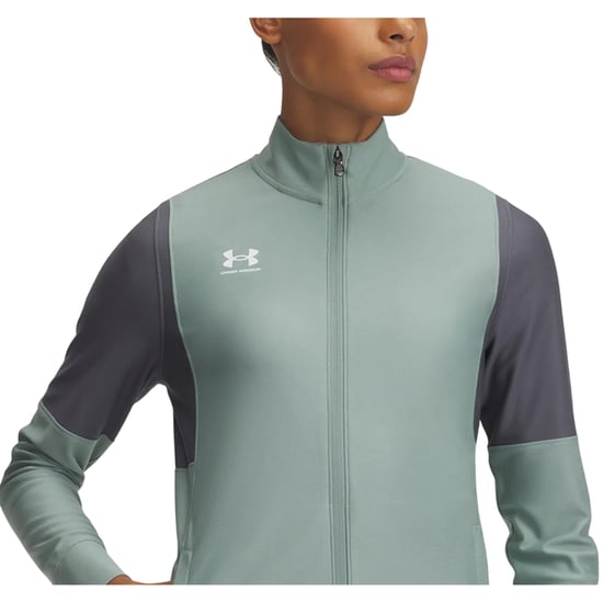 Under Armour Womens/Ladies Challenger Track Jacket (Green) - Image 3