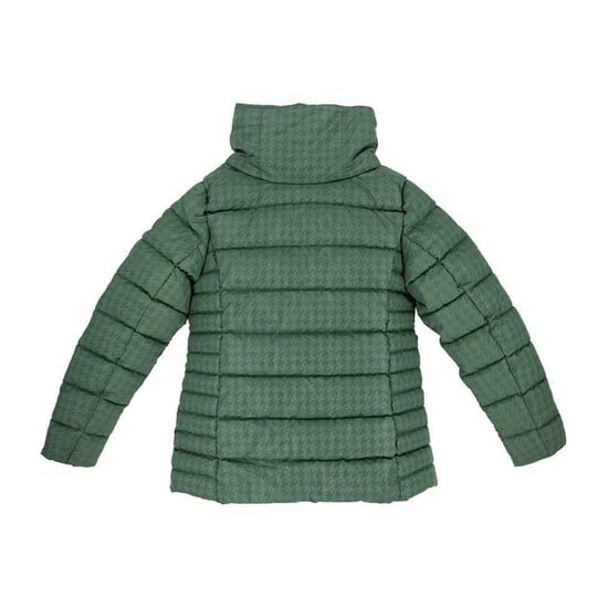 Firetrap Womens/Ladies Houndstooth Puffer Jacket (Green) - Image 2