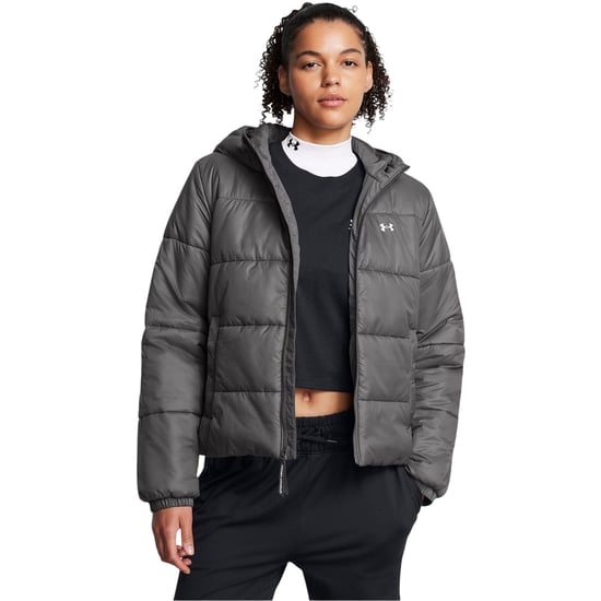 Under Armour Womens/Ladies Quilted Lightweight Tailored Puffer Jacket (Grey) - Image 3