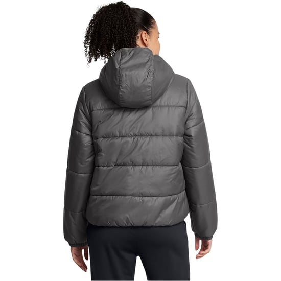 Under Armour Womens/Ladies Quilted Lightweight Tailored Puffer Jacket (Grey) - Image 4