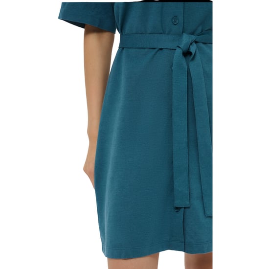 Lacoste Womens/Ladies Cotton Linen Shirt Dress (Green) - Image 4