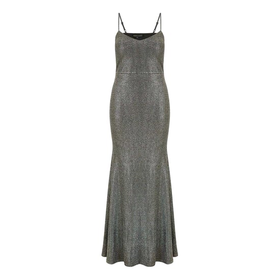 Mela London Womens/Ladies Sparkle Formal Maxi Dress (Black) - Image 2