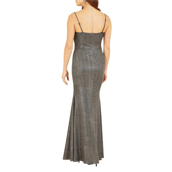 Mela London Womens/Ladies Sparkle Formal Maxi Dress (Black) - Image 3
