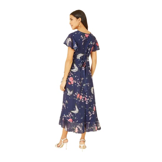 Yumi Crane-wikkeljurk met V-hals voor dames (Marine) - Image 2