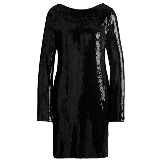 Boss Womens/Ladies Emaxa Sequin Boat Neck Dress (Black) - Image 2