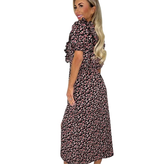 AX Paris Womens/Ladies Rose Print Midi Dress (Multicoloured) - Image 2