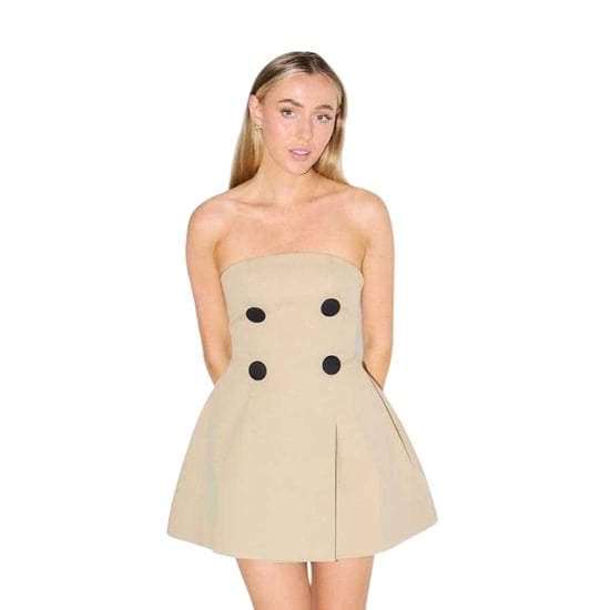 Odd Muse Womens/Ladies The Ultimate Bandeau Mini Dress (Beige) - Image 4