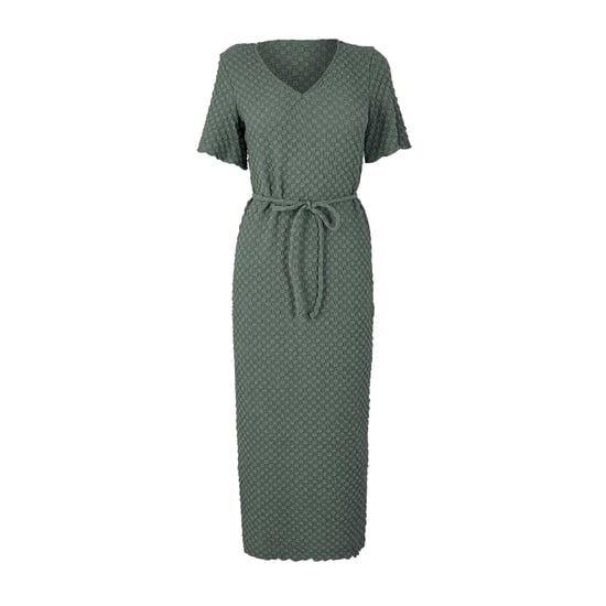 Vero Moda Dames Bubble V-hals Midi Jurk (Balsam Groen) - Image 1