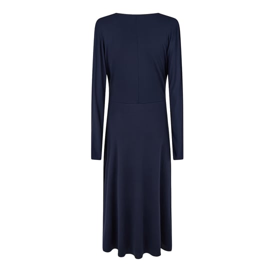 Boss Womens/Ladies Ettita V Neck Long-Sleeved Wrap Dress (Dark Blue) - Image 2