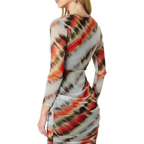 AX Paris Womens/Ladies Abstract Mesh Bodycon Dress (Cream) - Image 4