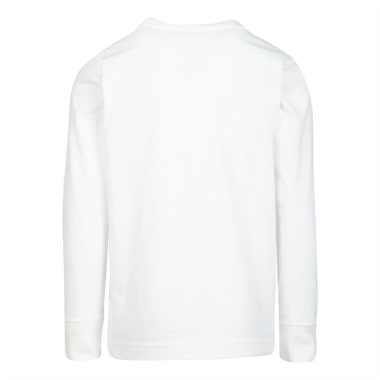 Nike Kinder/Kinder-T-shirt met lange mouwen en logo (Zeil) - Image 2