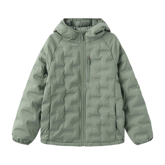 Karrimor Childrens/Kids Heat Sealed Baffles Puffer Jacket (Khaki Green) - Image 1