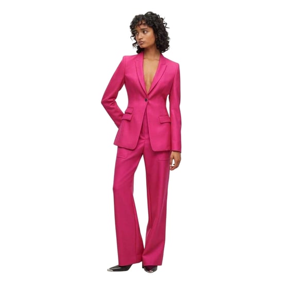 Boss Juicylara2 slank model colbert voor dames (Helder Roze) - Image 3