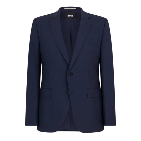 Boss Heren Jeckson Patroon Eengestreepte Regular Blazer (Blauw) - Image 1