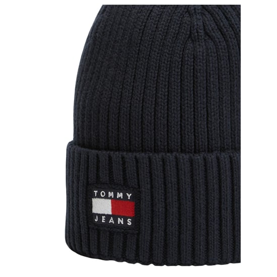 Tommy Jeans Gebreide muts met kernlogo voor volwassenen (Donkere marine) - Image 4