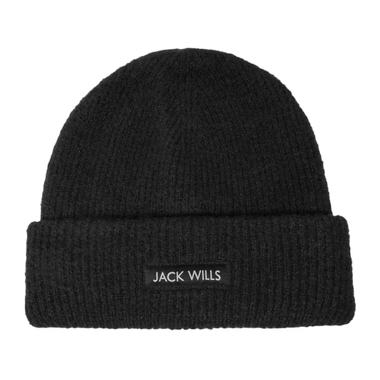 Jack Wills Ribbed Casual Beanie (Black) - Image 1