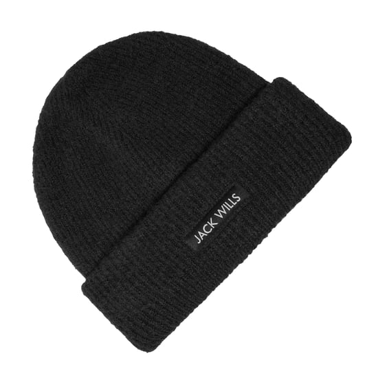 Jack Wills Ribbed Casual Beanie (Black) - Image 2