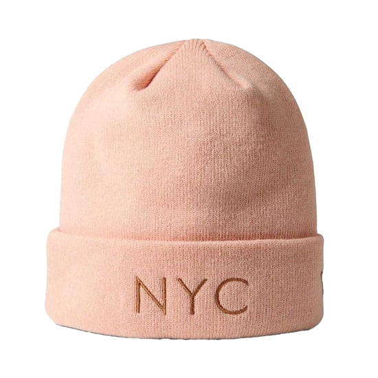 New Era Unisex Adult NYC Lettering Casual Beanie (Pink) - Image 1