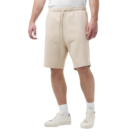 Boss Mens Drawstring Waist Sweat Shorts (Beige) - Image 1