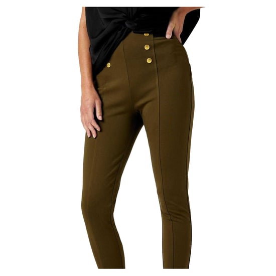 Biba Womens/Ladies Ponte Slim Leggings (Khaki Green) - Image 4