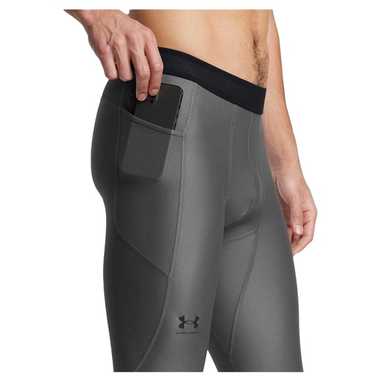 Under Armour Mens Compression Base Layer Leggings (Grey) - Image 3