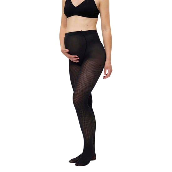 Mamalicious Dames/Dames Geometrische Legging (Zwart) - Image 4