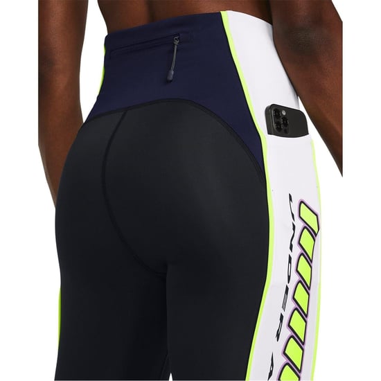 Under Armour Dames/Dames Run Anywhere Colour Block Leggings (Zwart) - Image 4