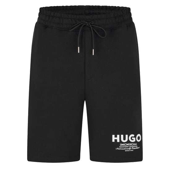 Hugo Boss Mens Nomario Sweat Shorts (Black/White) - Image 1