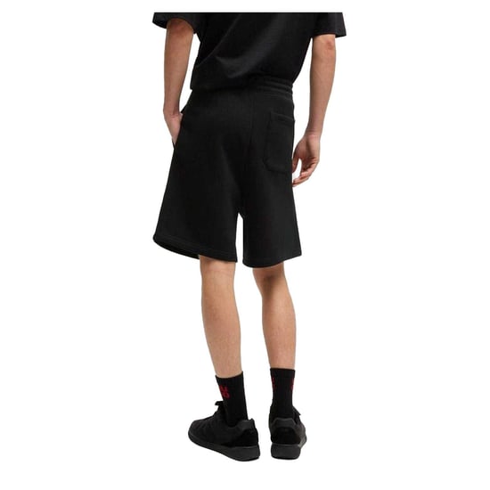 Hugo Boss Mens Nomario Sweat Shorts (Black/White) - Image 2