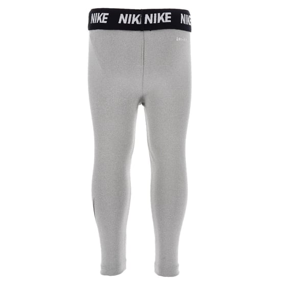 Nike Girls Swoosh Leggings (Grey) - Image 2