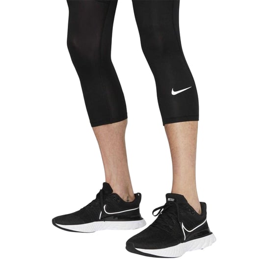 Nike Mens Pro Leggings (Black/White) - Image 2