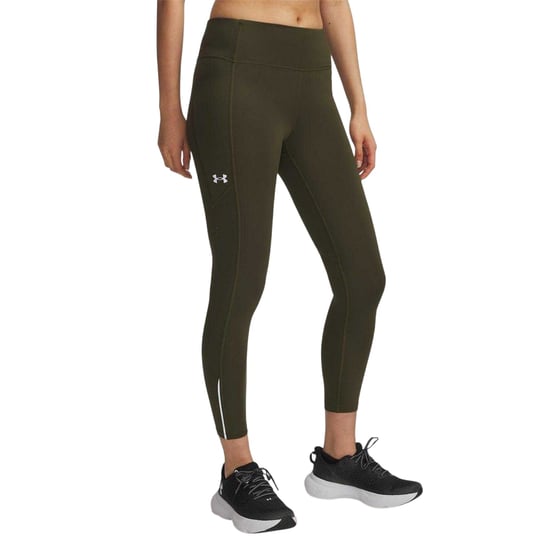 Under Armour Fly Fast-leggings med hög midja för damer (Grön) - Image 1