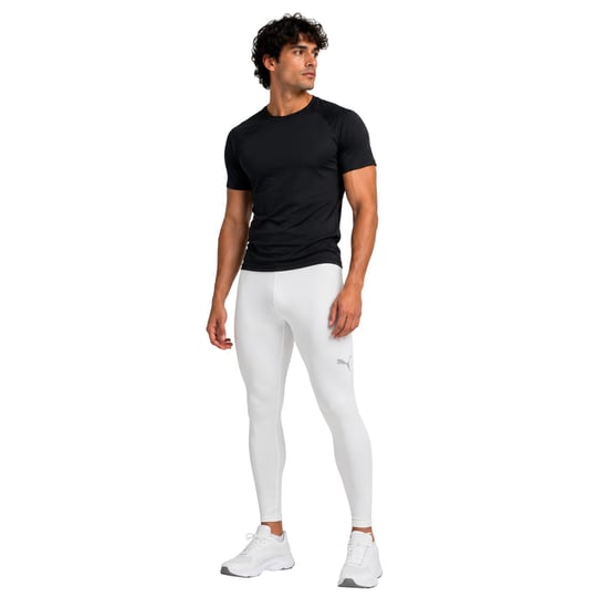 Puma Heren Liga Basislaag Leggings (Puma Wit) - Image 3