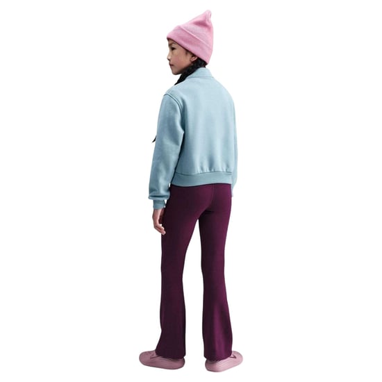 Nike Meisjes Favorieten Uitlopende Legging (Bordeauxrood/Wit) - Image 2