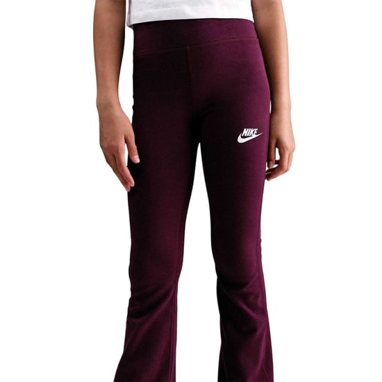 Nike Meisjes Favorieten Uitlopende Legging (Bordeauxrood/Wit) - Image 3