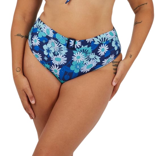Brave Soul Bikinibroekjes met all-overprint en hoge taille voor dames (Blauw) - Image 2