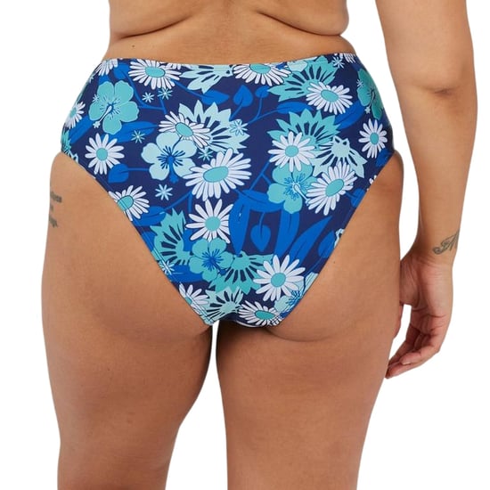 Brave Soul Bikinibroekjes met all-overprint en hoge taille voor dames (Blauw) - Image 3